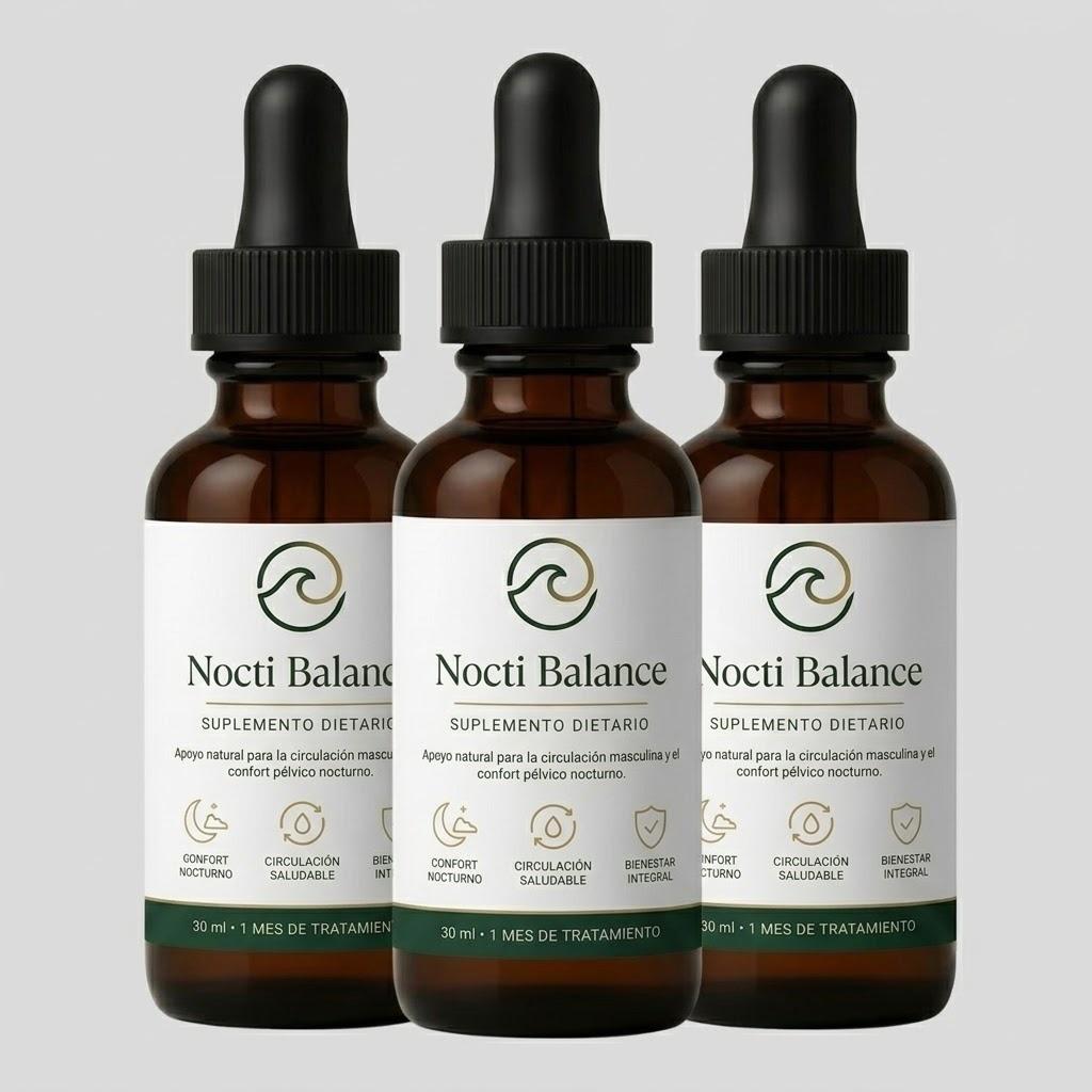 Nocti Balance - Gotas para Próstata, Vejiga y Circulación Pélvica